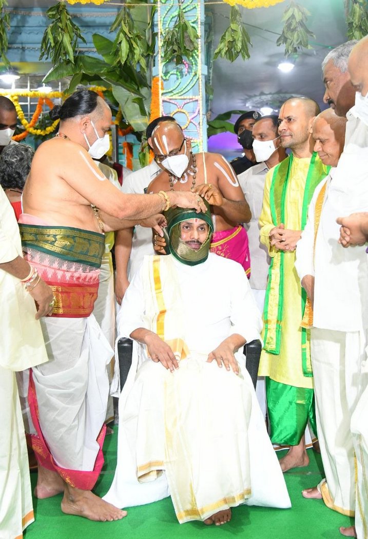 CM Jagan in Tirumala
